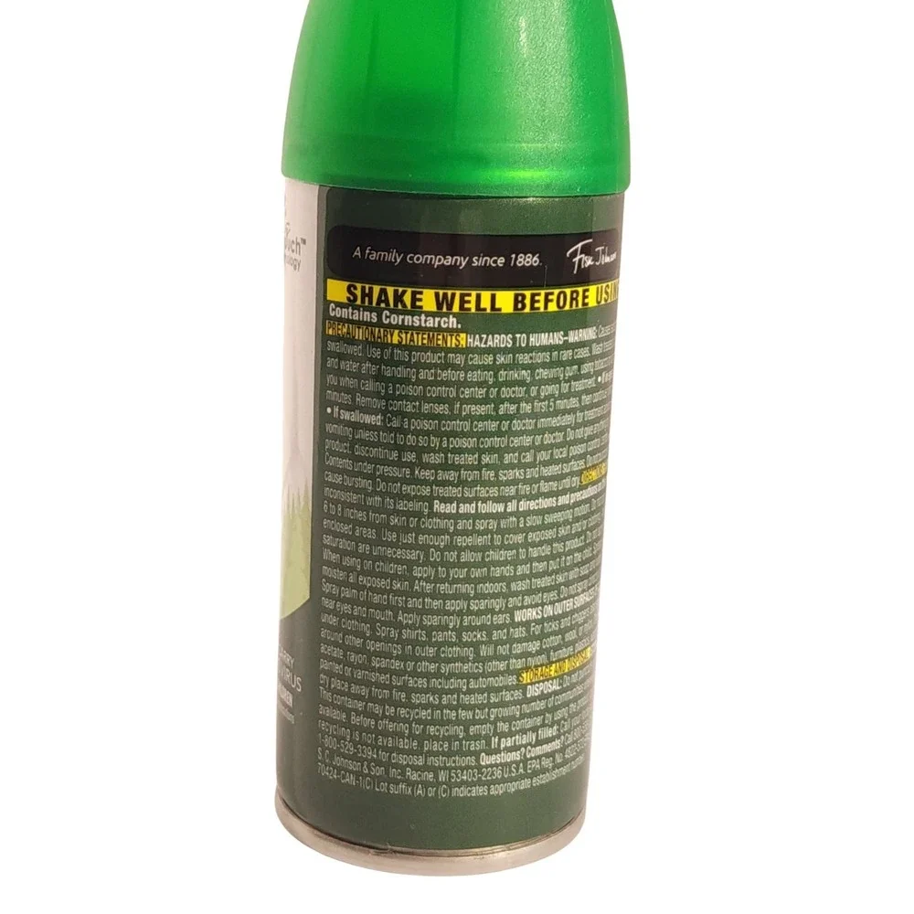 OFF Deep Woods Insect Repellent VIII Dry Aerosol 2.5 oz Mosquito Tick Protection